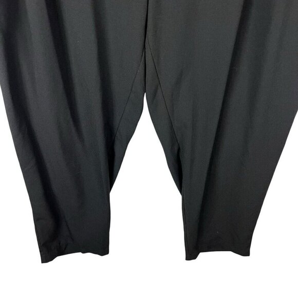 Guess Women's Size XL Dress‎ Pants Straight Pants  Black Pull On Solid Workwear - Picture 2 of 11